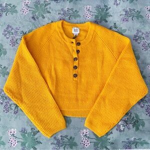Urban Outfitters BDG Harlow Henley Sweater 💛